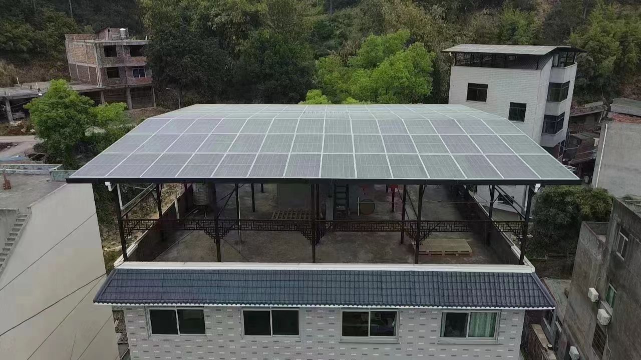 余江15kw+10kwh自建别墅家庭光伏储能系统